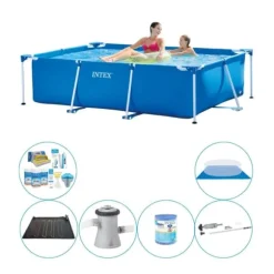 Intex Frame Pool Rektangulær 220x150x60 cm - 7 styk - Pool Deal