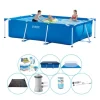 Intex Frame Pool Rektangulær 300x200x75 cm - Pool Deal
