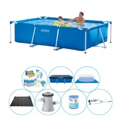 Intex Frame Pool Svømmebassin - 260 x 160 x 65 cm - Samlet Pakke