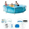 Intex Metalramme Rund Strand 305x76 cm - Deluxe Pool Sæt
