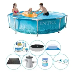 Intex Metalramme Rund Strand 305x76 cm - Pool Comfort Pakke