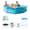 Intex Metalramme Rund Strand 305x76 cm - Kombi poolsæt