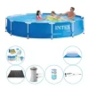 Intex Metalramme Rund 366x76 cm - 7 stk - Pool Deal