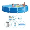 Intex Metalramme Rund 366x76 cm - 6 stk - Pool combo tilbud