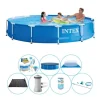 Intex Metalramme Rund 366x76 cm - Poolpakke