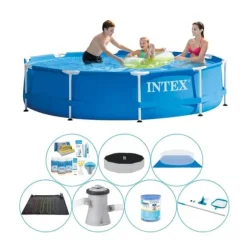 Intex Metalramme Rund 305x76 cm - Pool Comfort Pakke