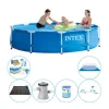 Intex Metalramme Rund 305x76 cm - 7 stk - Poolsæt