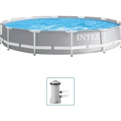 INTEX Prism Frame Premium poolsæt 366x76 cm