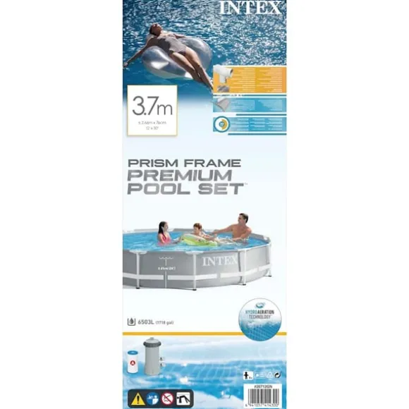 INTEX Prism Frame Premium poolsæt 366x76 cm