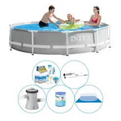 Intex Prisme Ramme Rund 305x76 cm - 6 stk - Pool med tilbehør