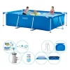 Intex ramme pool rektangulær 300x200x75 cm - pool bundt