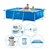 Intex ramme pool rektangulært 220x150x60 cm - 6 stk - Pool combo tilbud
