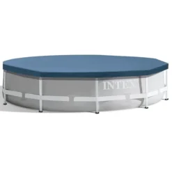Intex Round Frame Swimming Pool - 305 x 76 cm - Blå - Inklusive Tilbehør CB55