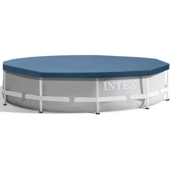Intex Round Frame Swimming Pool - 305 x 76 cm - Vandprint - Inkluderet tilbehør CB63