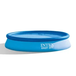 Intex rund oppustelig let sæt swimmingpool - 366 x 76 cm - Blå - Inkluderet tilbehør CB76