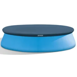 Intex rund oppustelig let sæt swimmingpool - 305 x 76 cm - Blå - Inkluderet tilbehør CB3