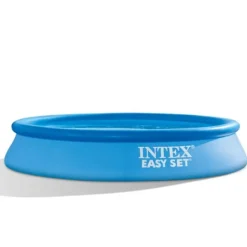 Intex rund oppustelig let sæt swimmingpool - 305 x 61 cm - Blå - Inklusive Tilbehør CB17