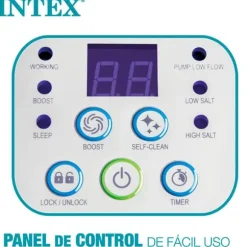 Intex Saltchlorinator Til Pools Op Til 17 M³ Hvid