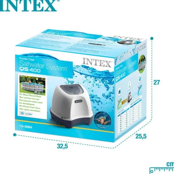 Intex Saltchlorinator Til Pools Op Til 17 M³ Hvid