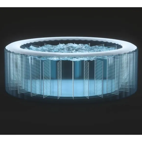 INTEX spabad med massagefunktion PureSpa 196x71 cm rund