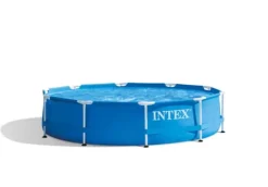 Intex svømmebassin - Metalramme - 305 x 76 cm - Inklusiv solsejl