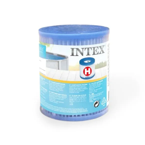 Intex svømmebassin med rektangulær ramme - 220 x 150 x 60 cm - Blå - Inkluderet tilbehør A30