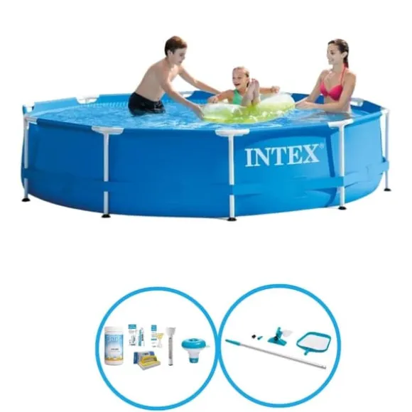Intex Svømmebassin Metalramme 305x76 cm - Svømmebassinsæt