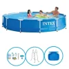 Intex Svømmebassin Metalramme 366x76 cm - Med tilbehør