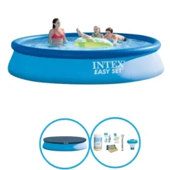 Intex Svømmebassin Nem Sæt 396x84 cm - Svømmebassinpakke