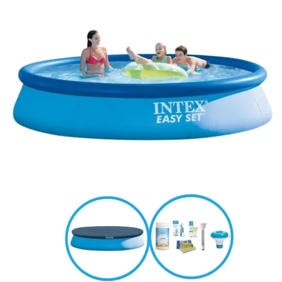 Intex Svømmebassin Nem Sæt 396x84 cm - Svømmebassinpakke