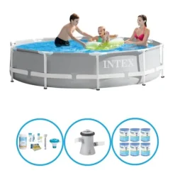 Intex Svømmebassin Prisme Stel 305x76 cm - Svømmebassin bundt