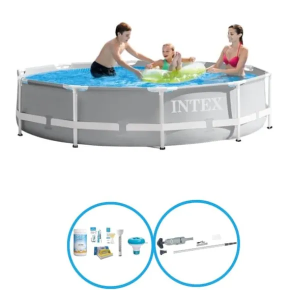 Intex Svømmebassin Prisme Stel 305x76 cm - Svømmebassin Sæt