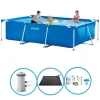 Intex svømmebassin rektangulær ramme 300x200x75 cm - swimmingpool tilbud