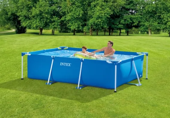 Intex Svømmebassin Rektangulær Stel 260x160x65 cm - Svømmebassinsæt