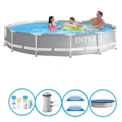 Intex Swimming Pool Prisme Stel - Inklusiv tilbehør - 366x76 cm