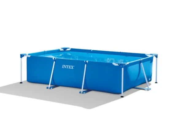 Intex swimmingpool - Rammebassin - 300 x 200 x 75 cm - Inklusiv solsejl