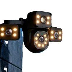 IP Kamera, 15MP, Automatisk Sporing,EU-stik, 8K WIFI Ingen SD-kort