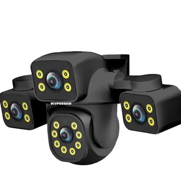 IP Kamera, 15MP Opløsning, AI Bevægelsesdetektion,EU Stik, 1Pcs WIFI NEKORT
