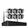 IP Kamera System, Høj Opløsning Video, To-Vejs Lyd,8CH og 6stk 3MP kamera, Ingen