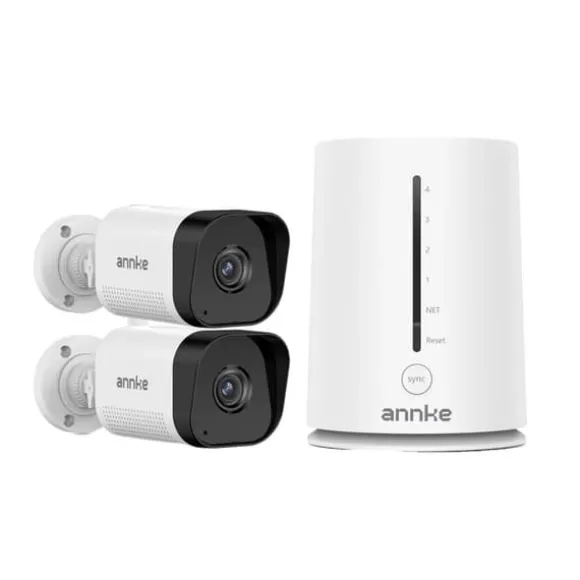 IP-kamera, 5MP opløsning, Wi-Fi-forbindelse,Med 2stk Cam