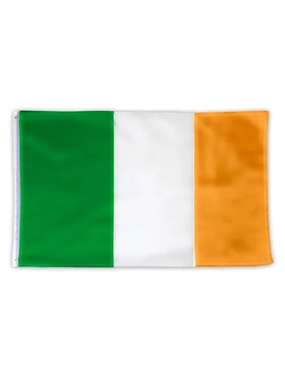 Irsk flag 150 x 90 cm. Size-Standard