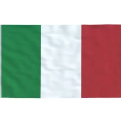 Italiensk flag i holdbart polyester - Farverigt blikfang | Størrelse: 90x150 cm
