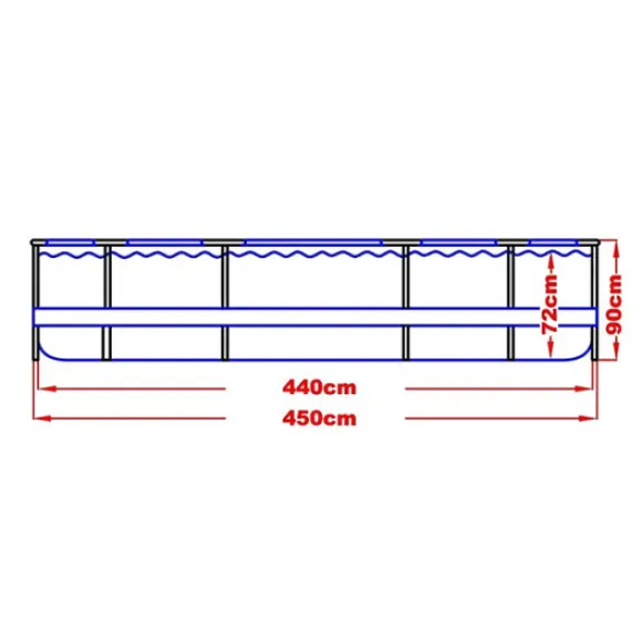Jilong Avenli - Pool Med Filterpumpe - 450 X 90 Cm - Komplet