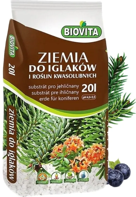 Jord til nåletræer og acidofile planter 20 l