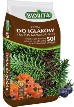 Jord til nåletræer og acidofile planter Biovita 50l