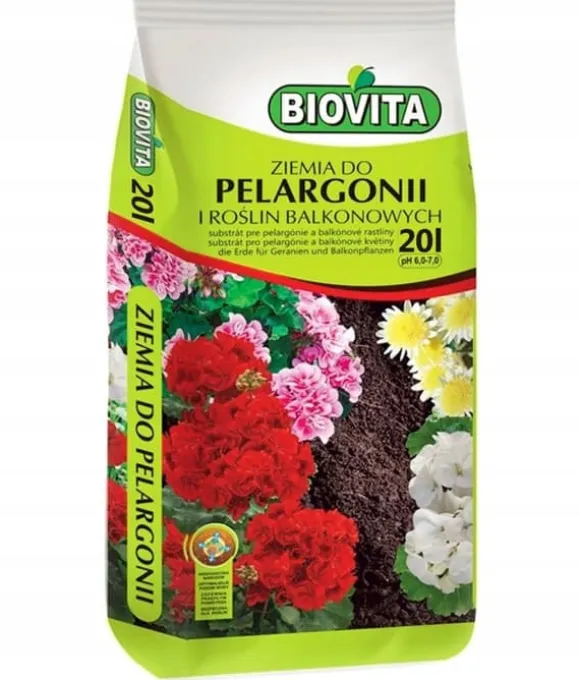 Jord til pelargonier og altanplanter 20L