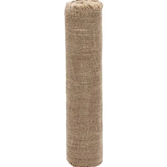 Juterulle 0,5x25 m 200 gsm - 100% naturlig jute til dekoration | Størrelse: 0,5x25 m