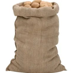 Jutesække 5 stk. 60x105 cm 100% jute | Økologisk og multifunktionel | Størrelse: 60x105 cm