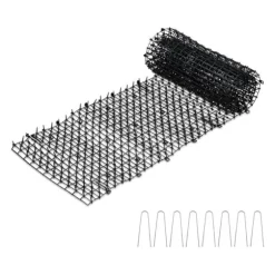 Katteafvisende måtte, 2x200x30 cm, Sort