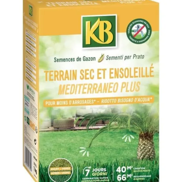 KB - Græsfrø - Tør og solrig jord 40m²